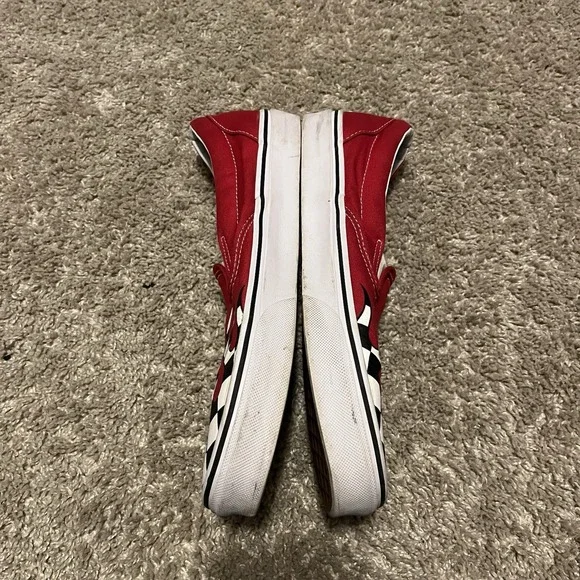 Vans Off The Wall Checkerboard Flame Slip On Shoes Men's 9.5 - Picture 3 of 6